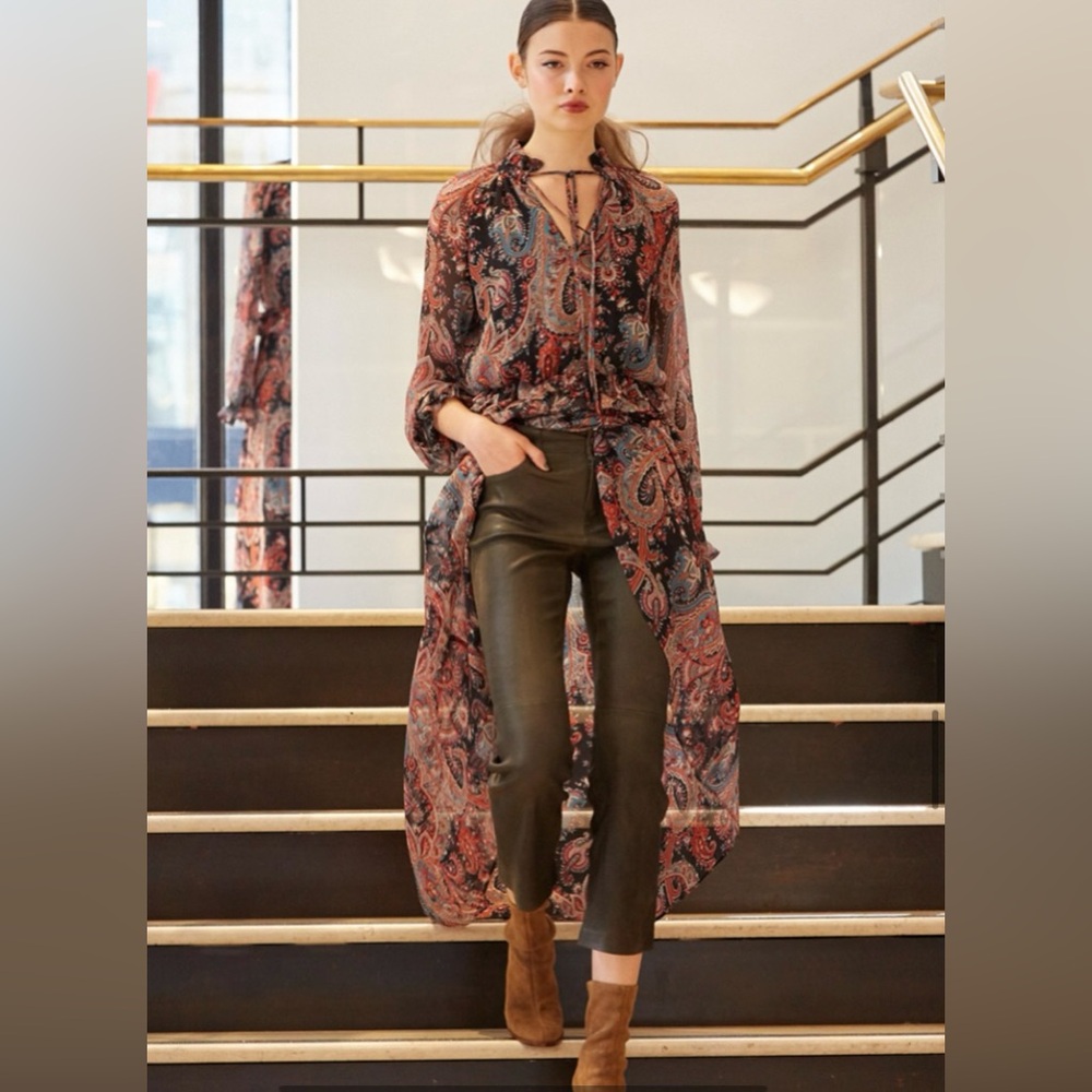 Banana Republic x Olivia Palmero Paisley Dress